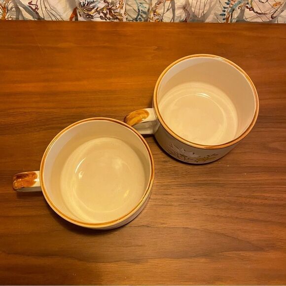 Vintage Stoneware Soup Cups - Picture 4 of 5